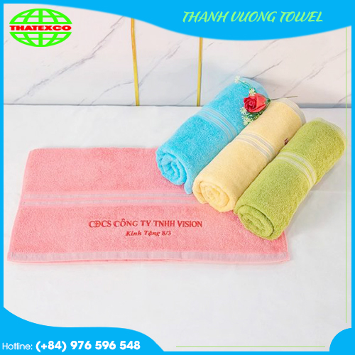Logo Embroidered Towel